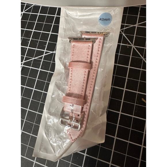 Brand new Pink Leather Apple Watch Band